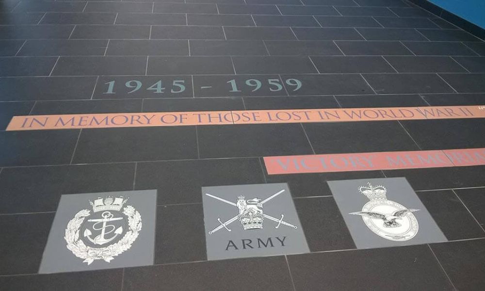 Northwich memorial court floor tiles