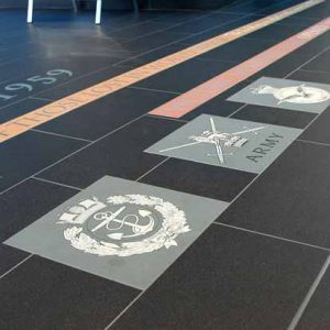 army floor tiles