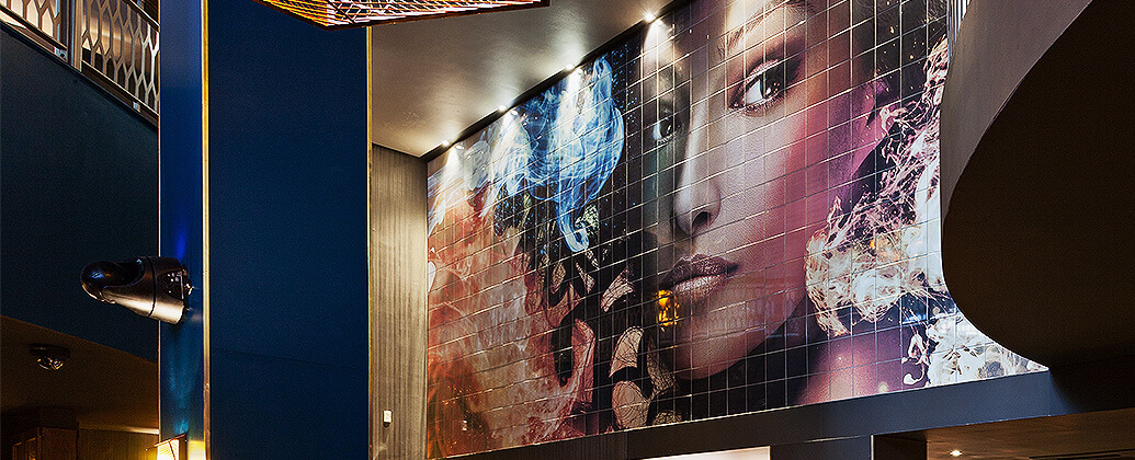 Large-scale ceramic installation adorns Dubai hotel